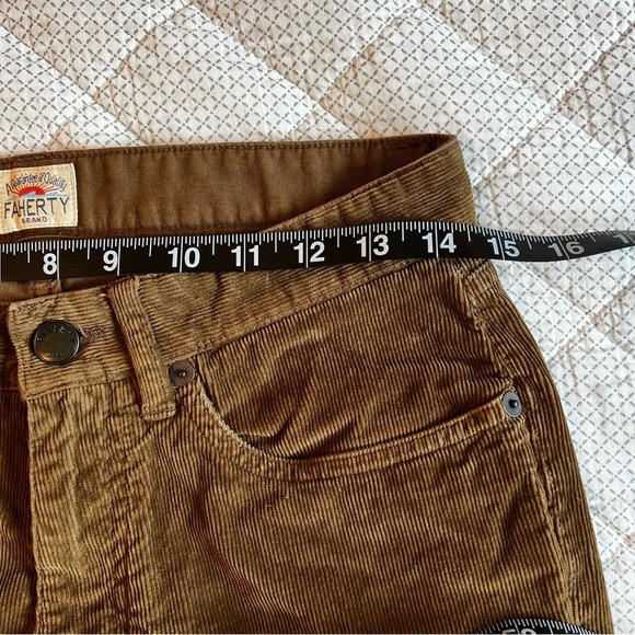 Faherty‎ Trousers Men's Brown Corduroy Pants Cotton Straight 5 Pocket 29x31 - Picture 9 of 10